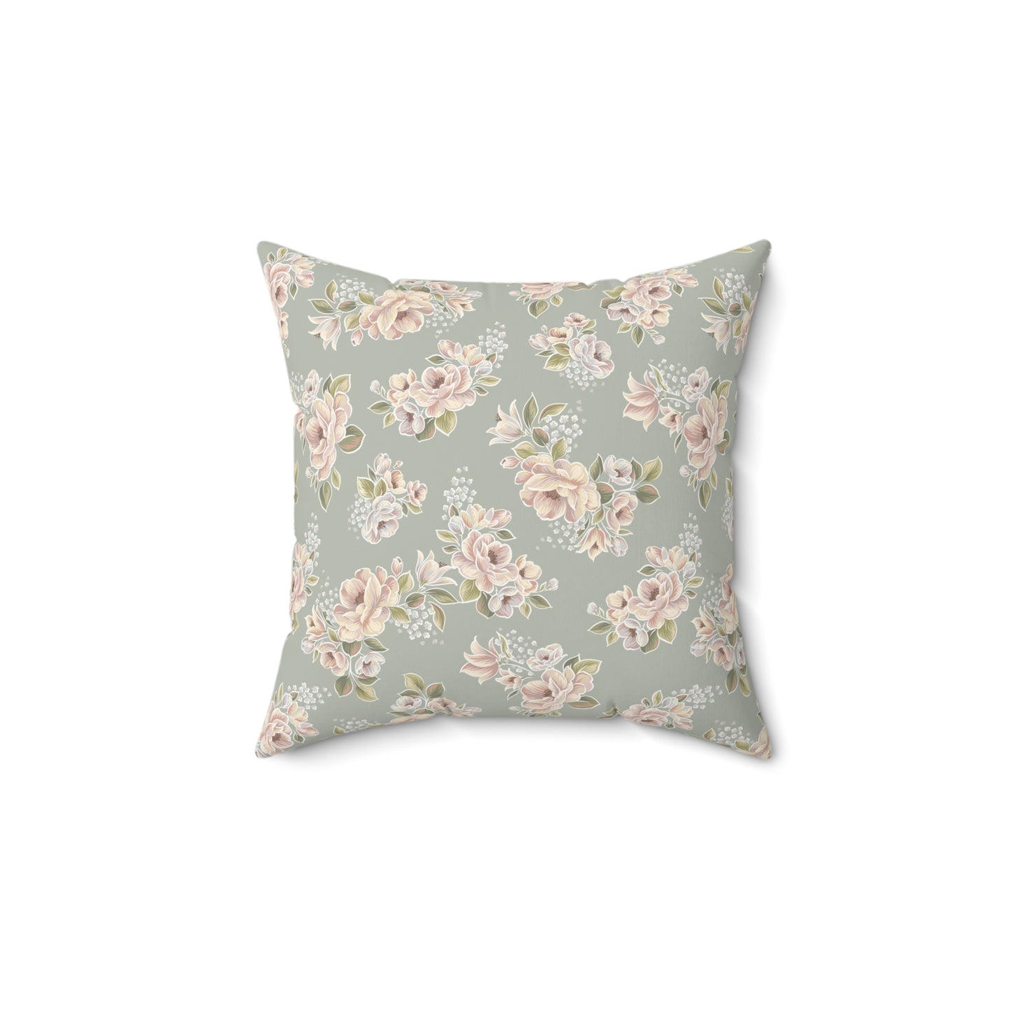 1 Corinthians 13:4-7 - Faux Suede Square Pillow