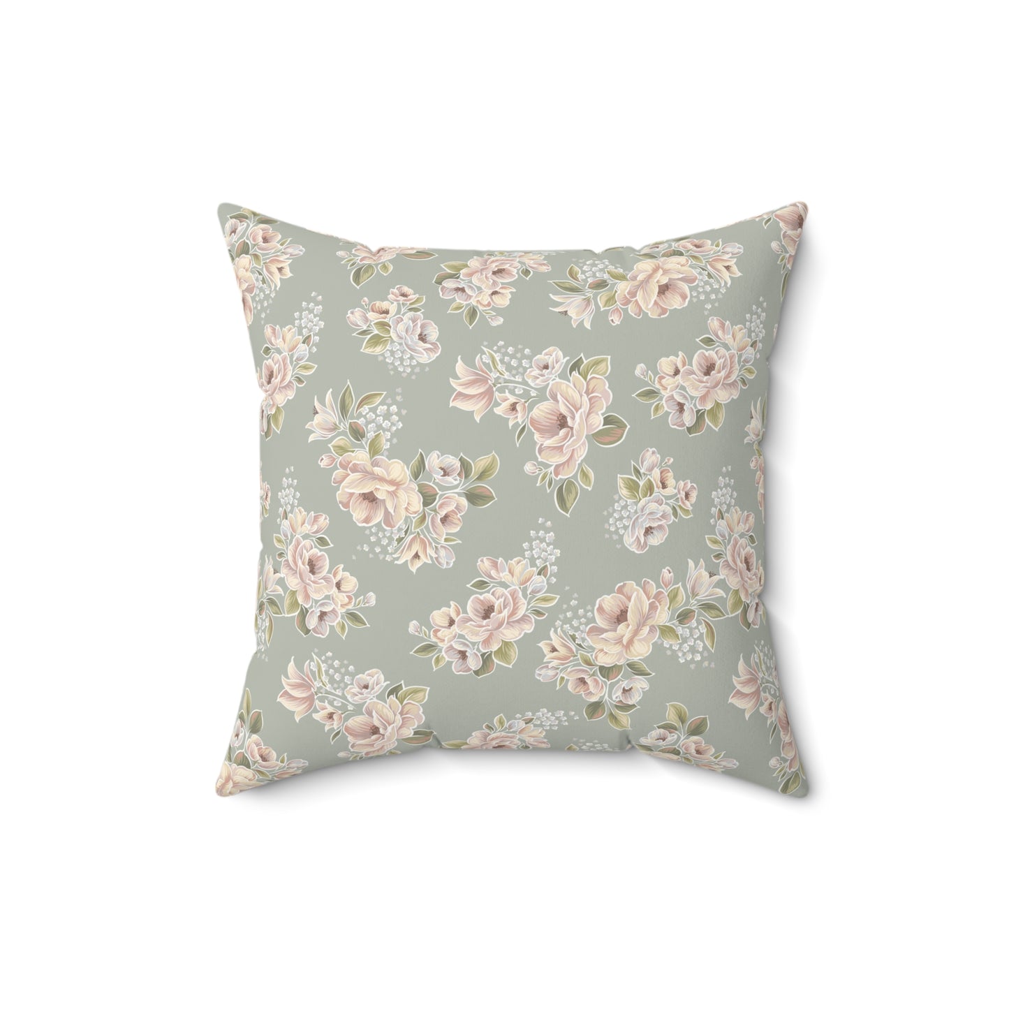 1 Corinthians 13:4-7 - Faux Suede Square Pillow