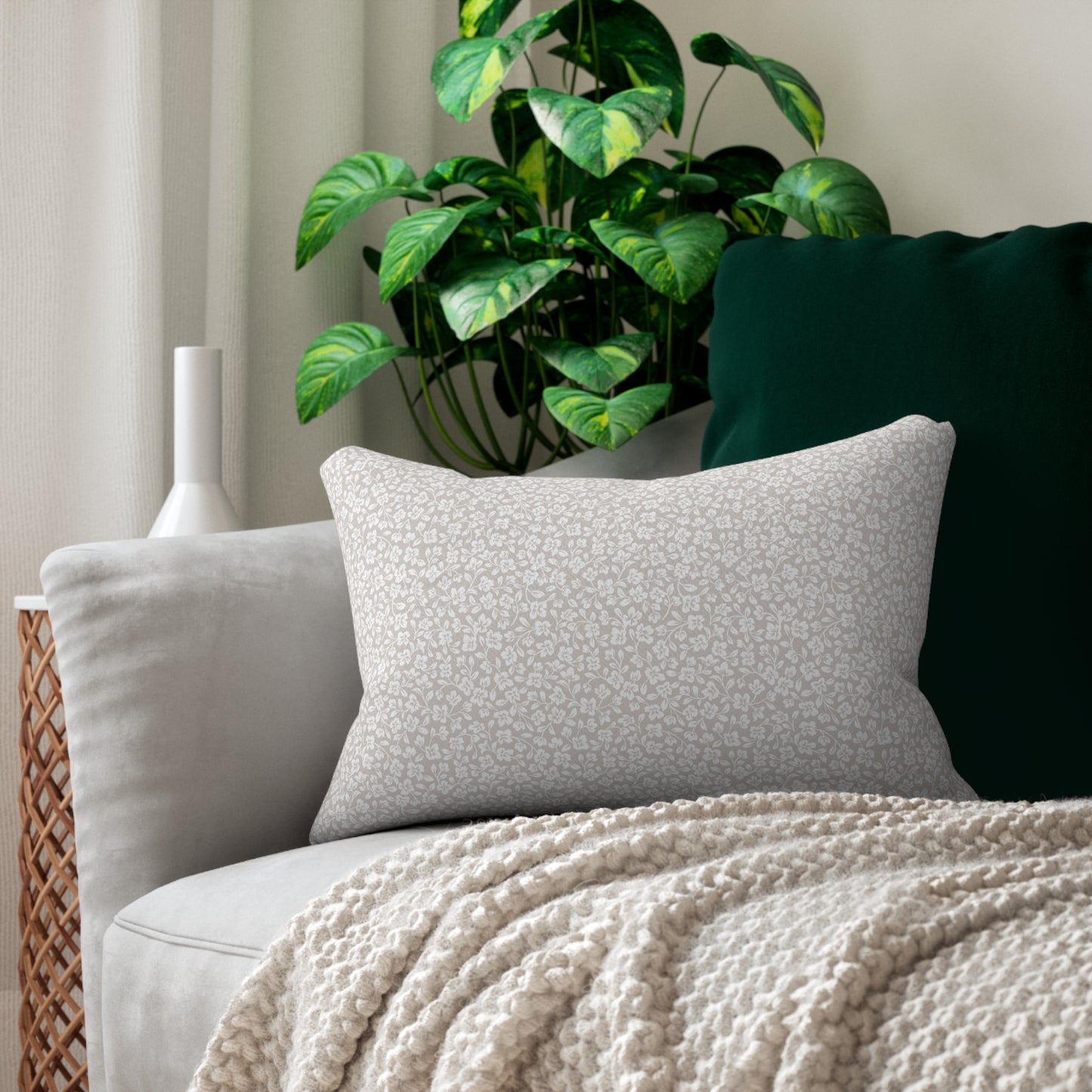 2 Corinthians 4:8-9 - Taupe - Lumbar Pillow