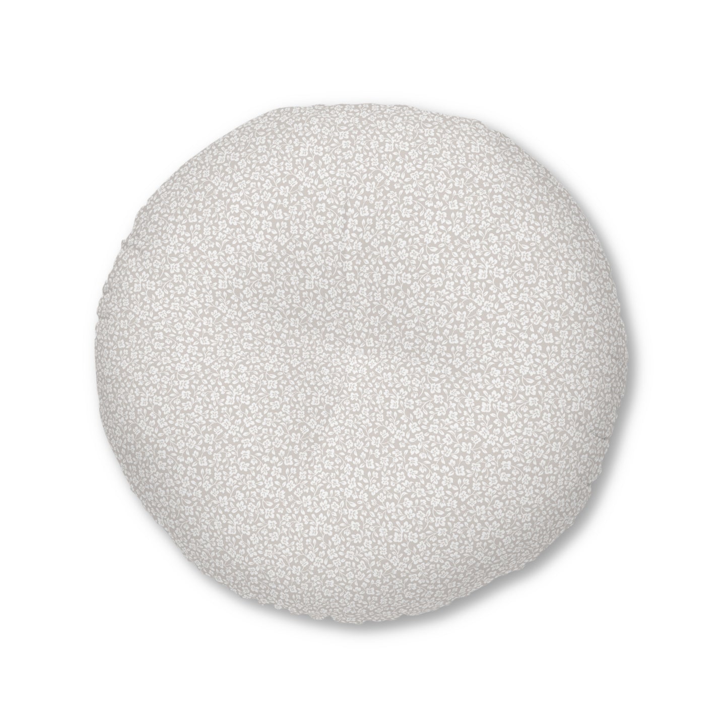 2 Corinthians 4:8-9 - Taupe - Round Floor Pillow