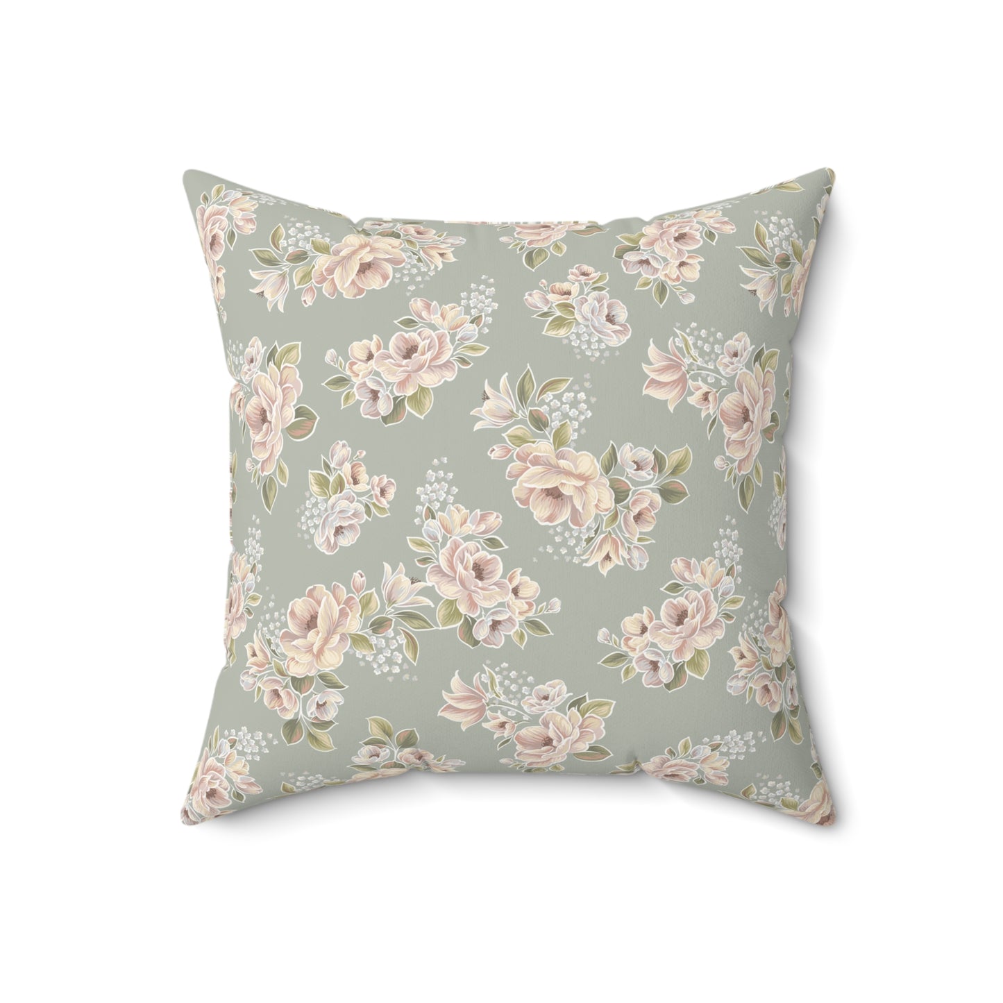 1 Corinthians 13:4-7 - Faux Suede Square Pillow