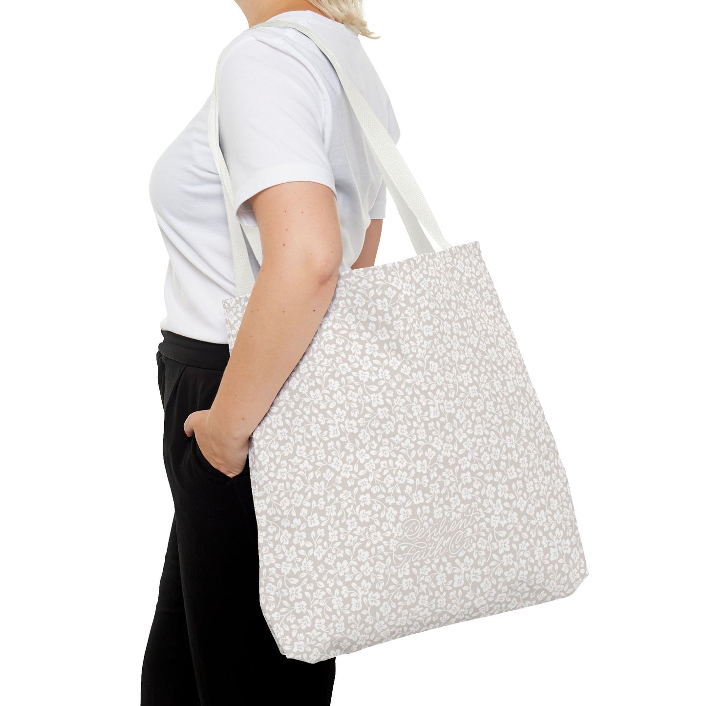 2 Corinthians 4:8-9 - Taupe - Eco-Friendly Tote