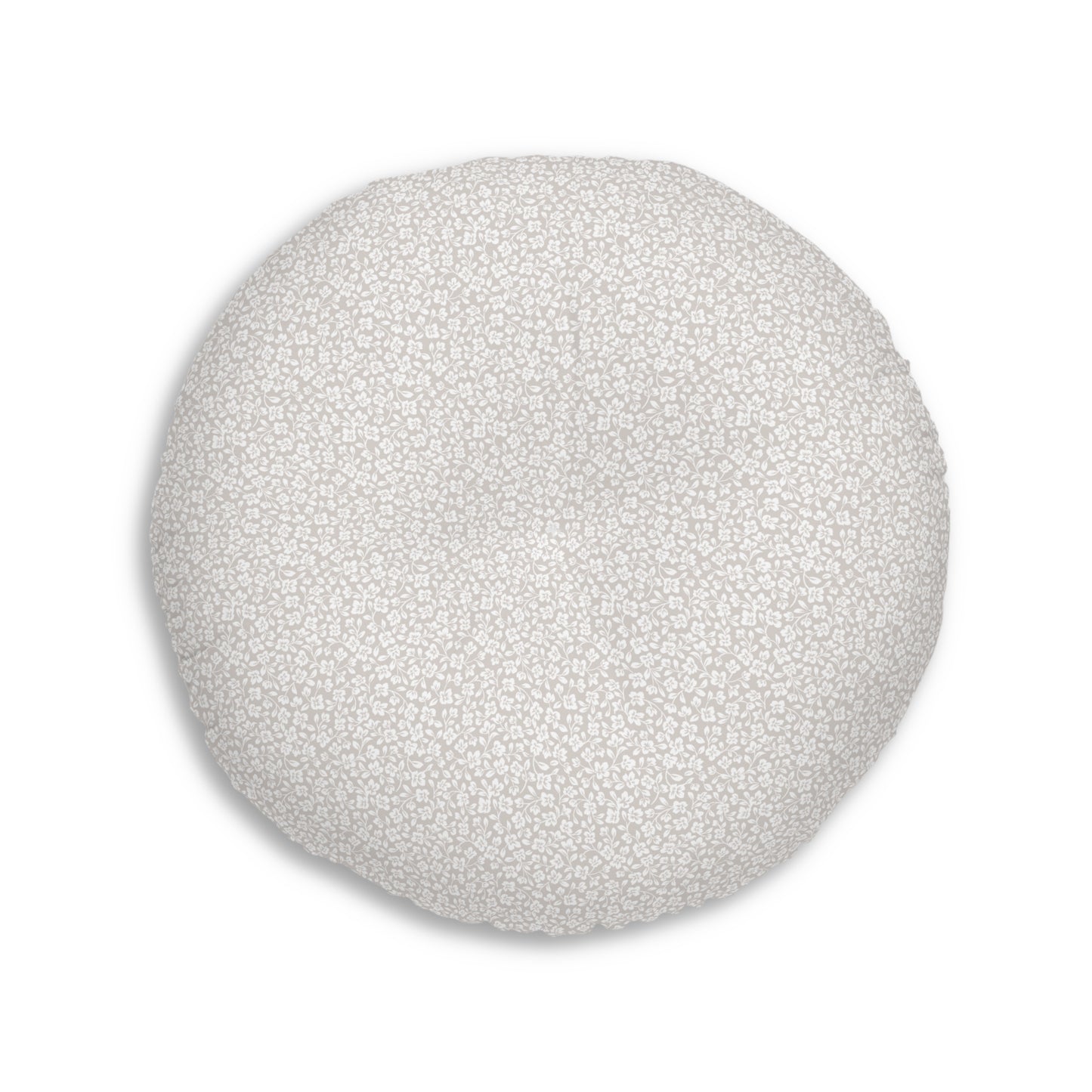 2 Corinthians 4:8-9 - Taupe - Round Floor Pillow