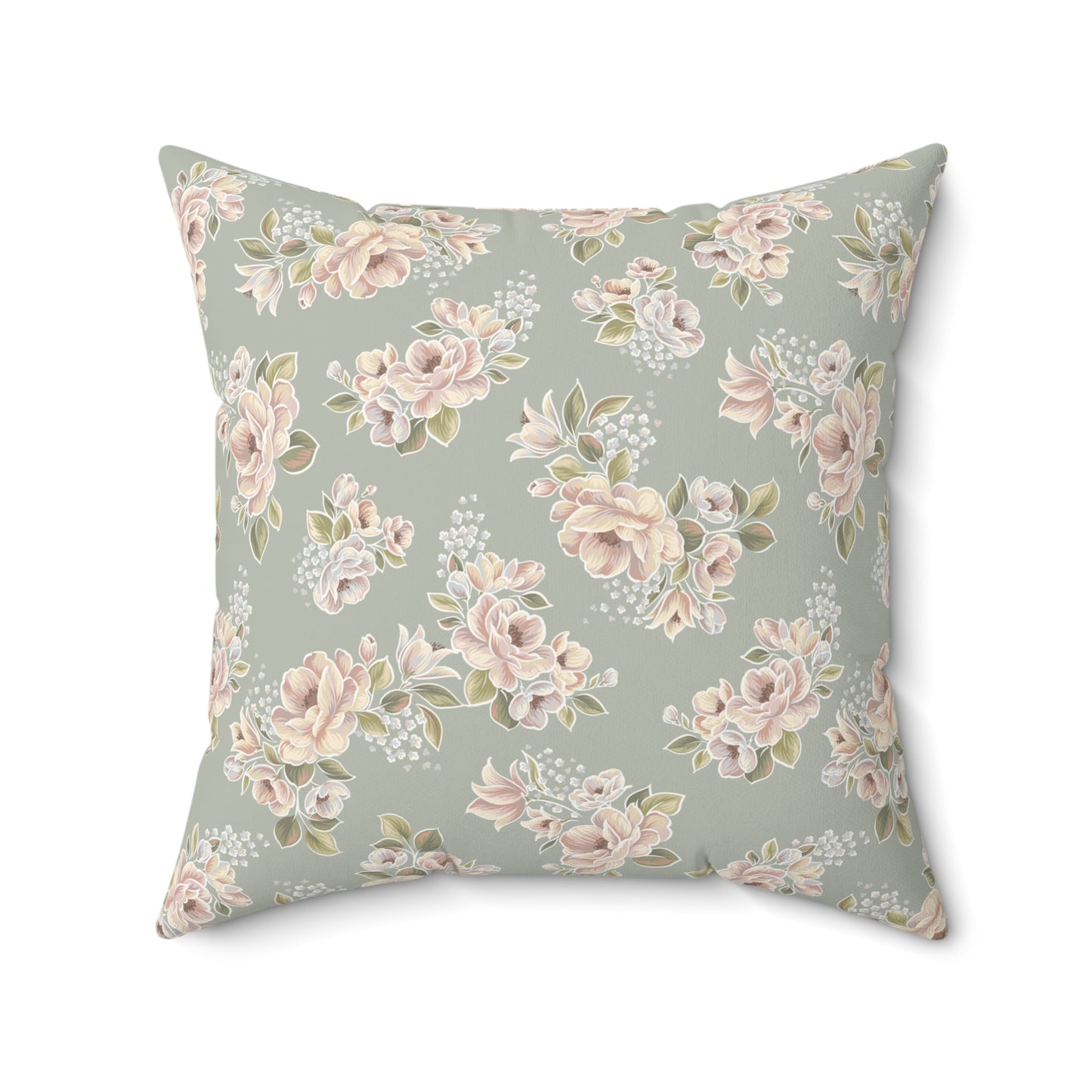 1 Corinthians 13:4-7 - Faux Suede Square Pillow