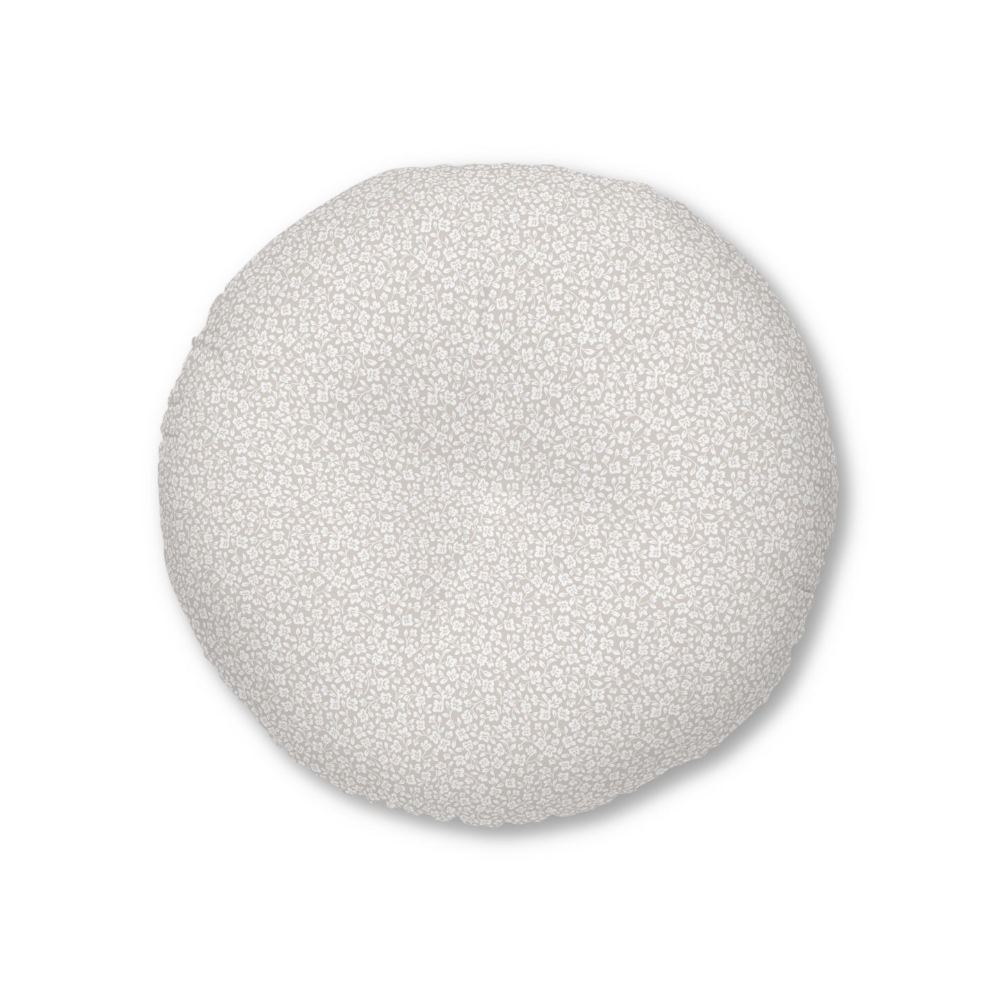 2 Corinthians 4:8-9 - Taupe - Round Floor Pillow
