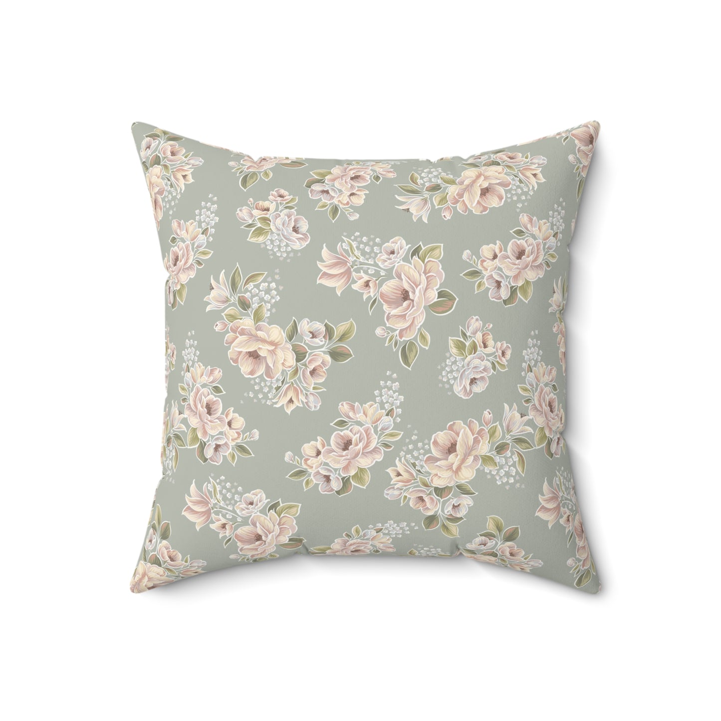 1 Corinthians 13:4-7 - Faux Suede Square Pillow