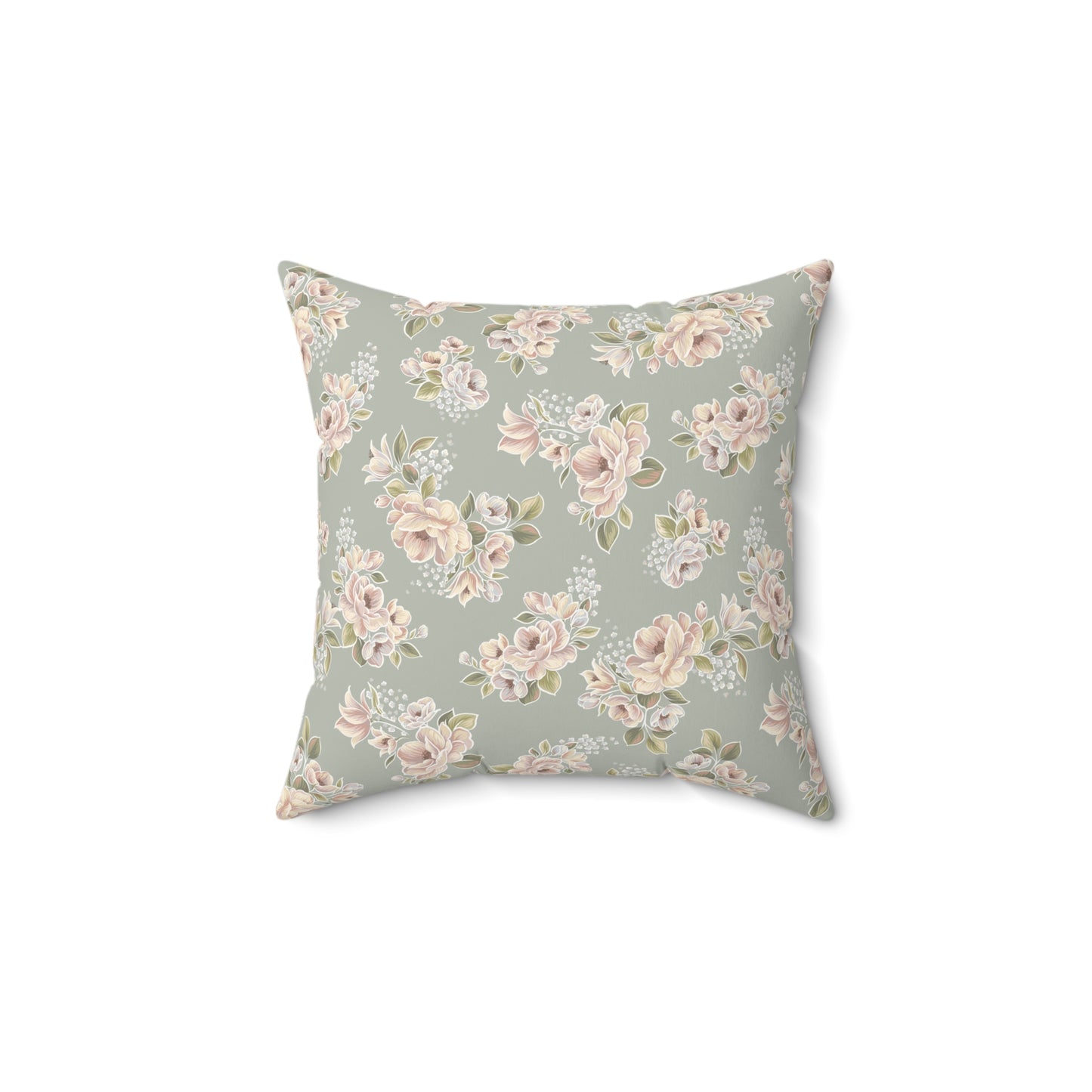 1 Corinthians 13:4-7 - Faux Suede Square Pillow