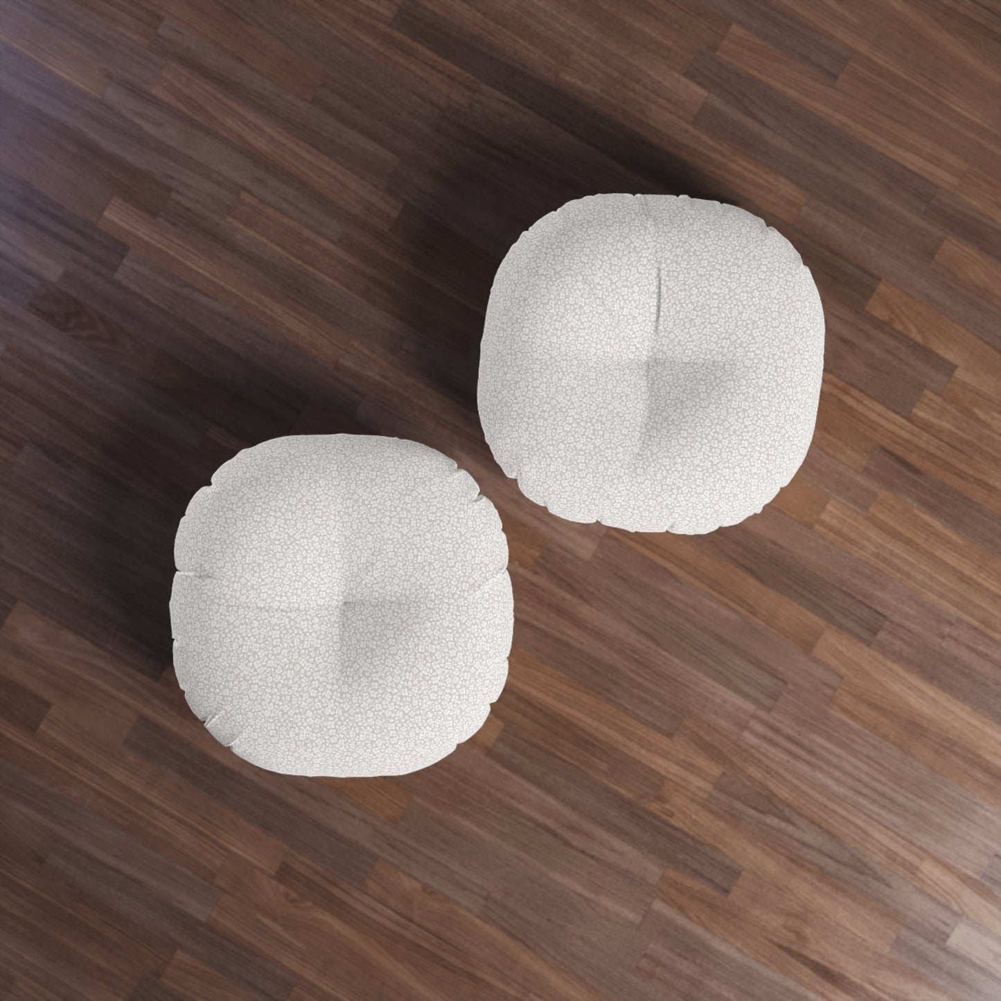 2 Corinthians 4:8-9 - Taupe - Round Floor Pillow