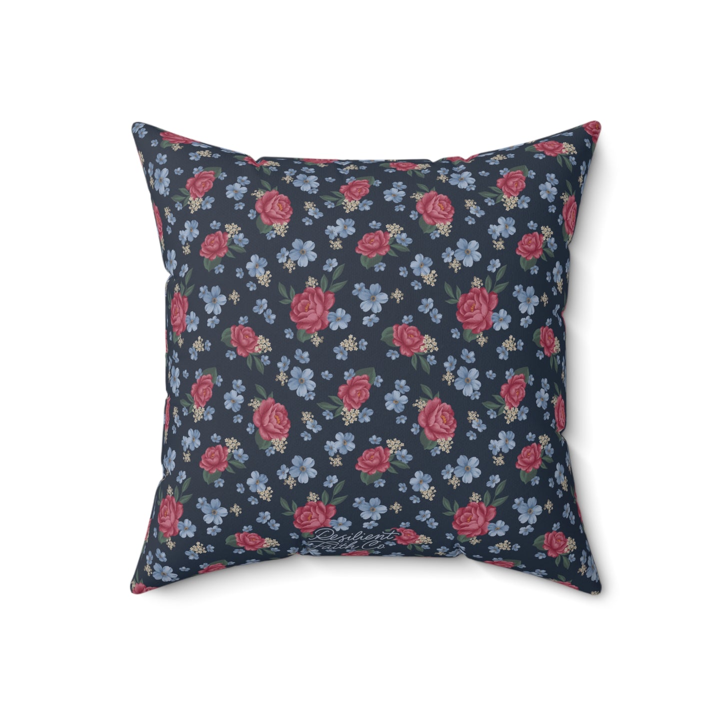 Exodus 24:3 - Navy - Decorative Pillow