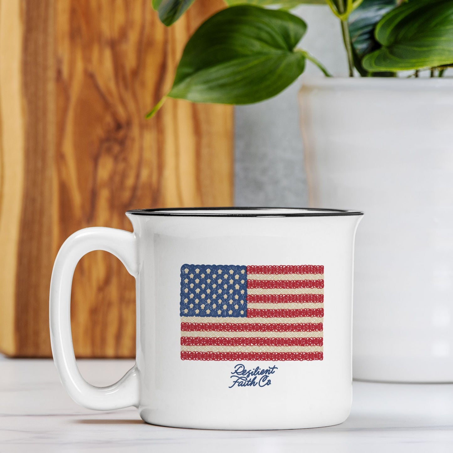 Psalm 118:8-9 - Ceramic Camp Mug White 13oz