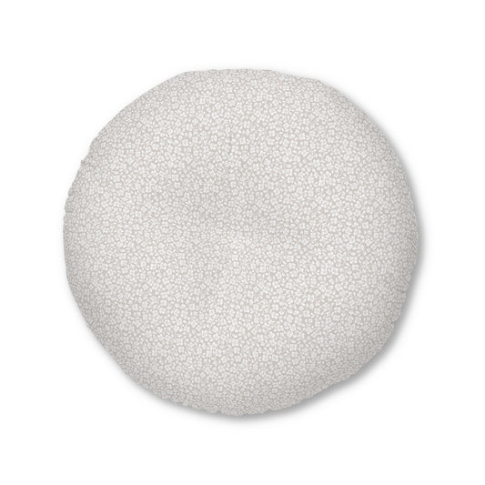 2 Corinthians 4:8-9 - Taupe - Round Floor Pillow