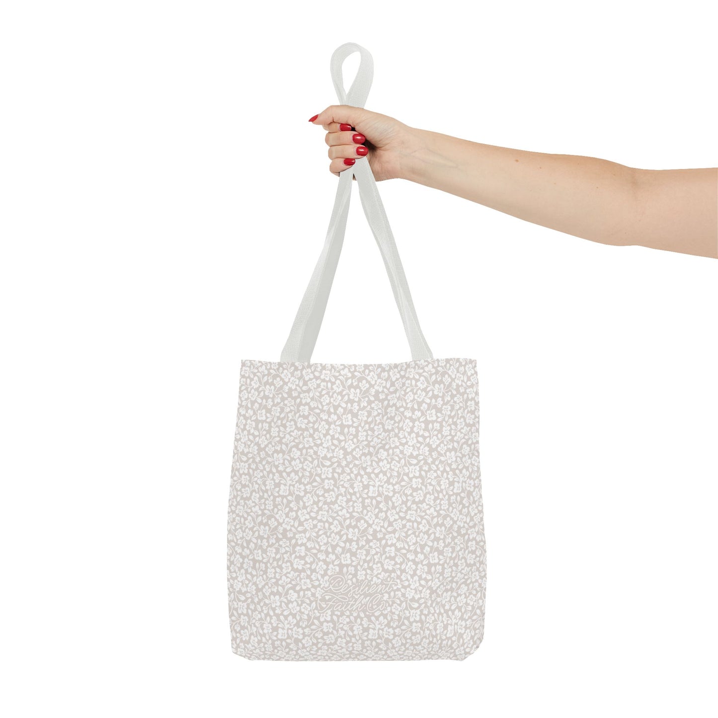 2 Corinthians 4:8-9 - Taupe - Eco-Friendly Tote