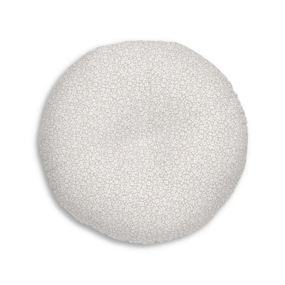 2 Corinthians 4:8-9 - Taupe - Round Floor Pillow