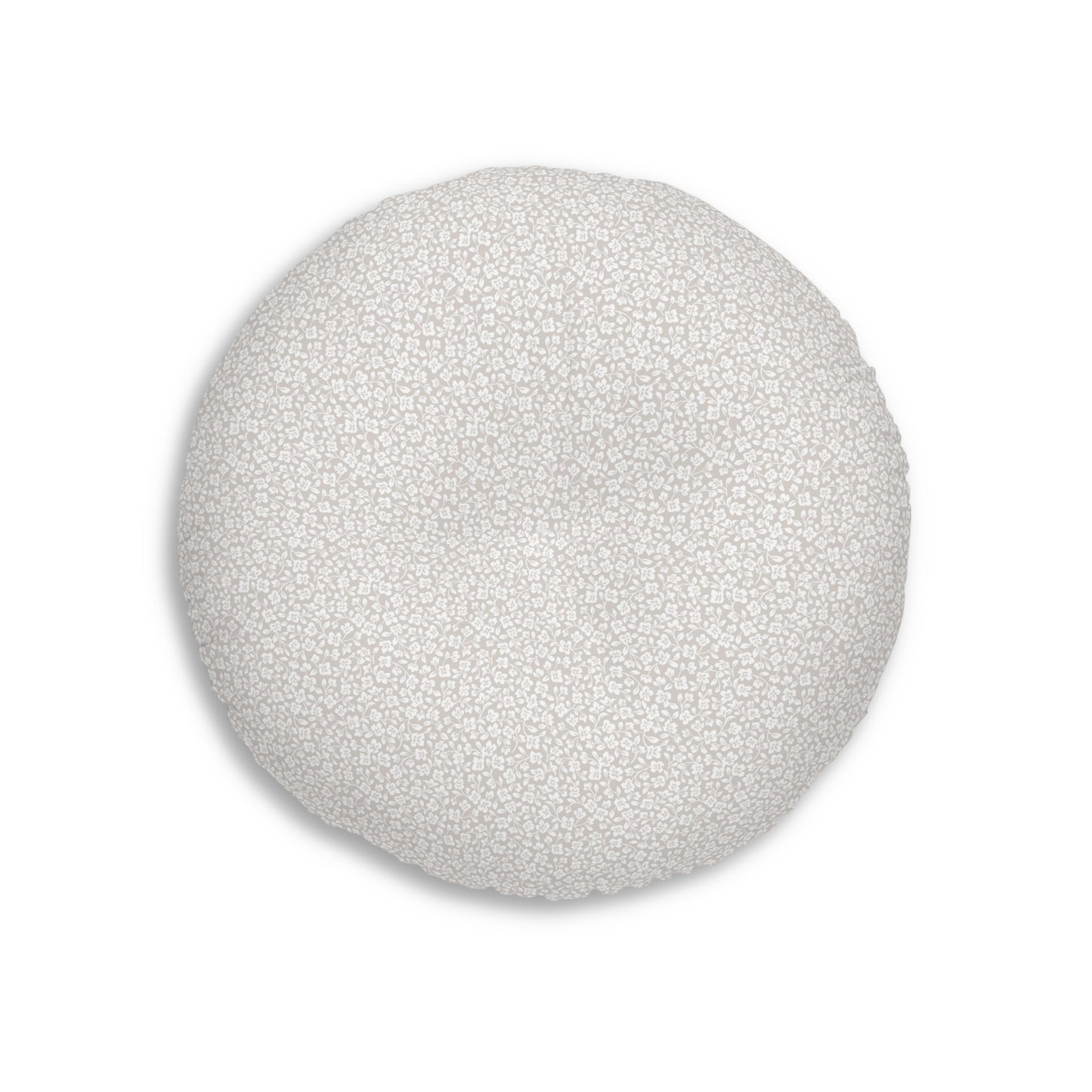 2 Corinthians 4:8-9 - Taupe - Round Floor Pillow
