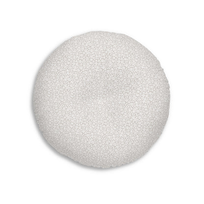 2 Corinthians 4:8-9 - Taupe - Round Floor Pillow