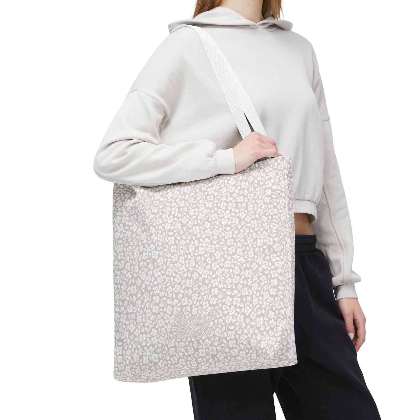2 Corinthians 4:8-9 - Taupe - Eco-Friendly Tote