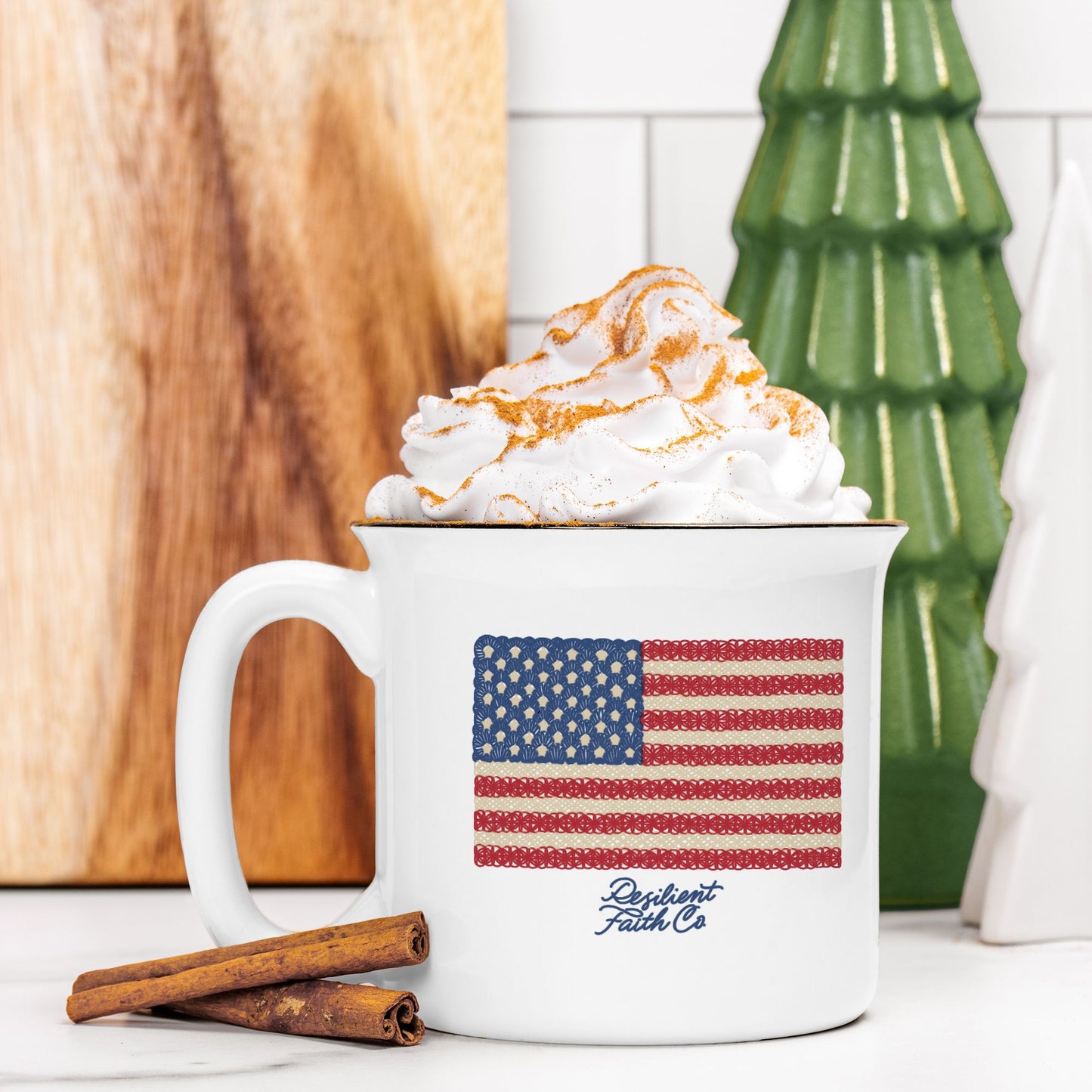 Psalm 118:8-9 - Ceramic Camp Mug White 13oz