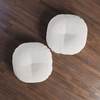 2 Corinthians 4:8-9 - Taupe - Round Floor Pillow