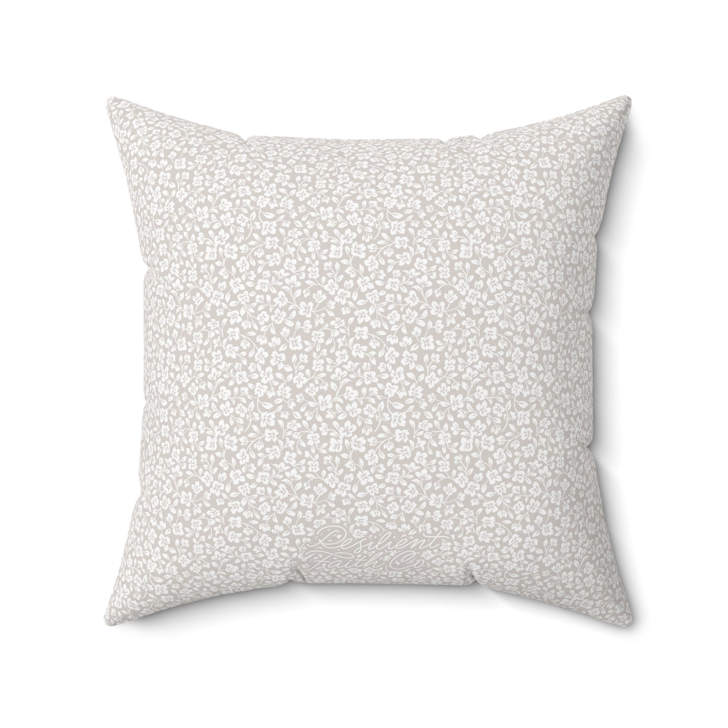 2 Corinthians 4:8-9 - Taupe - Throw Pillow