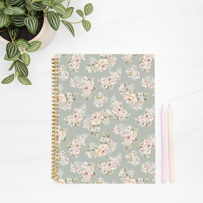 1 Corinthians 13:4-7 - Notebook Hardcover Spiral 8.5 x 11