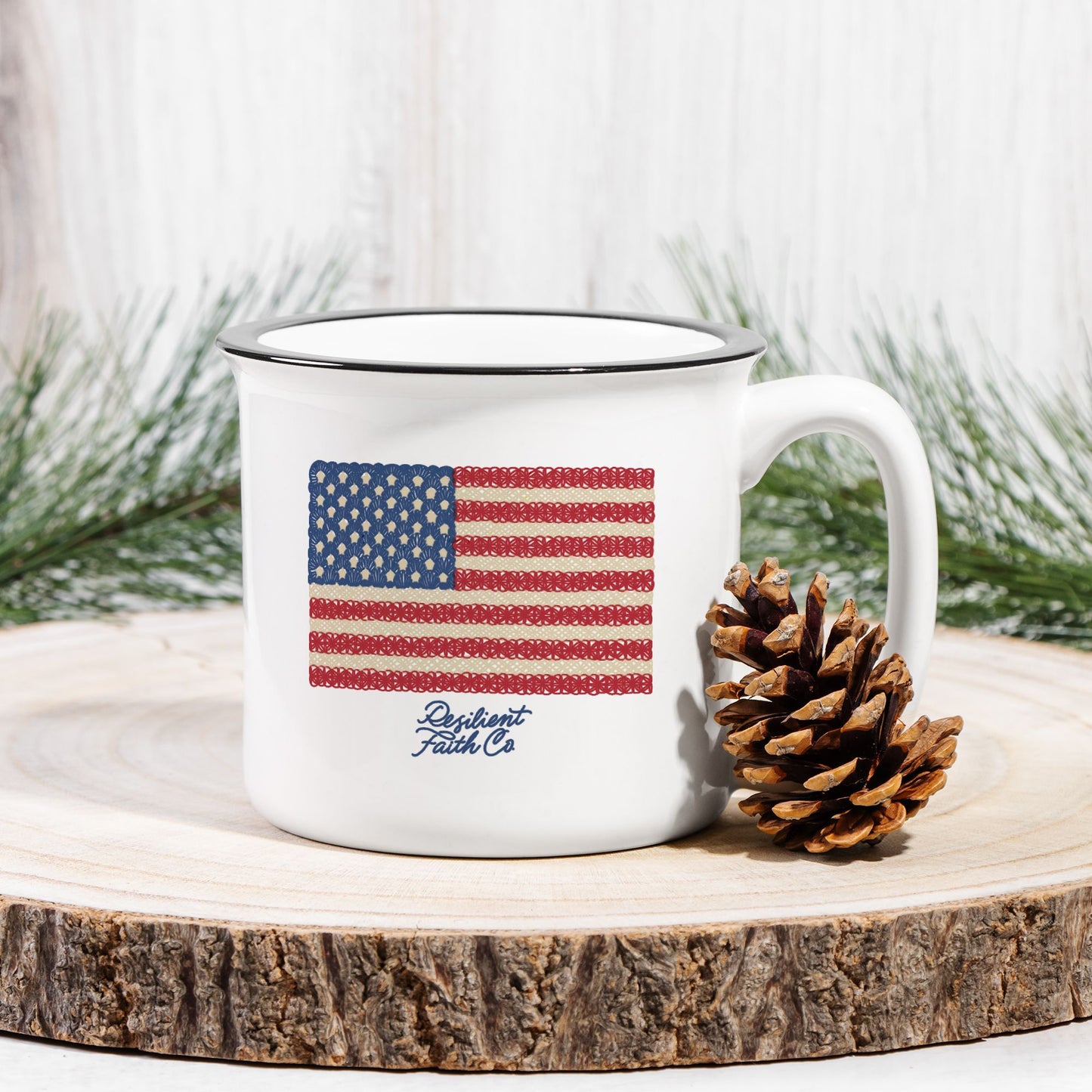 Psalm 118:8-9 - Ceramic Camp Mug White 13oz